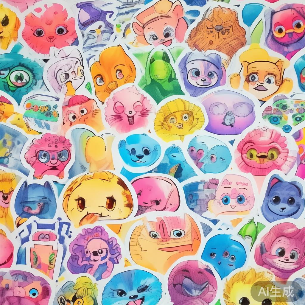 好看的卡通素描壁纸图片大全