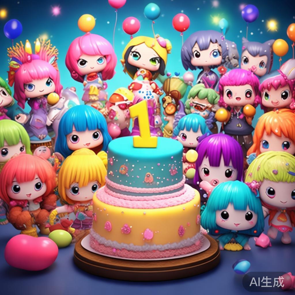 萌系动漫生日快乐图片大全