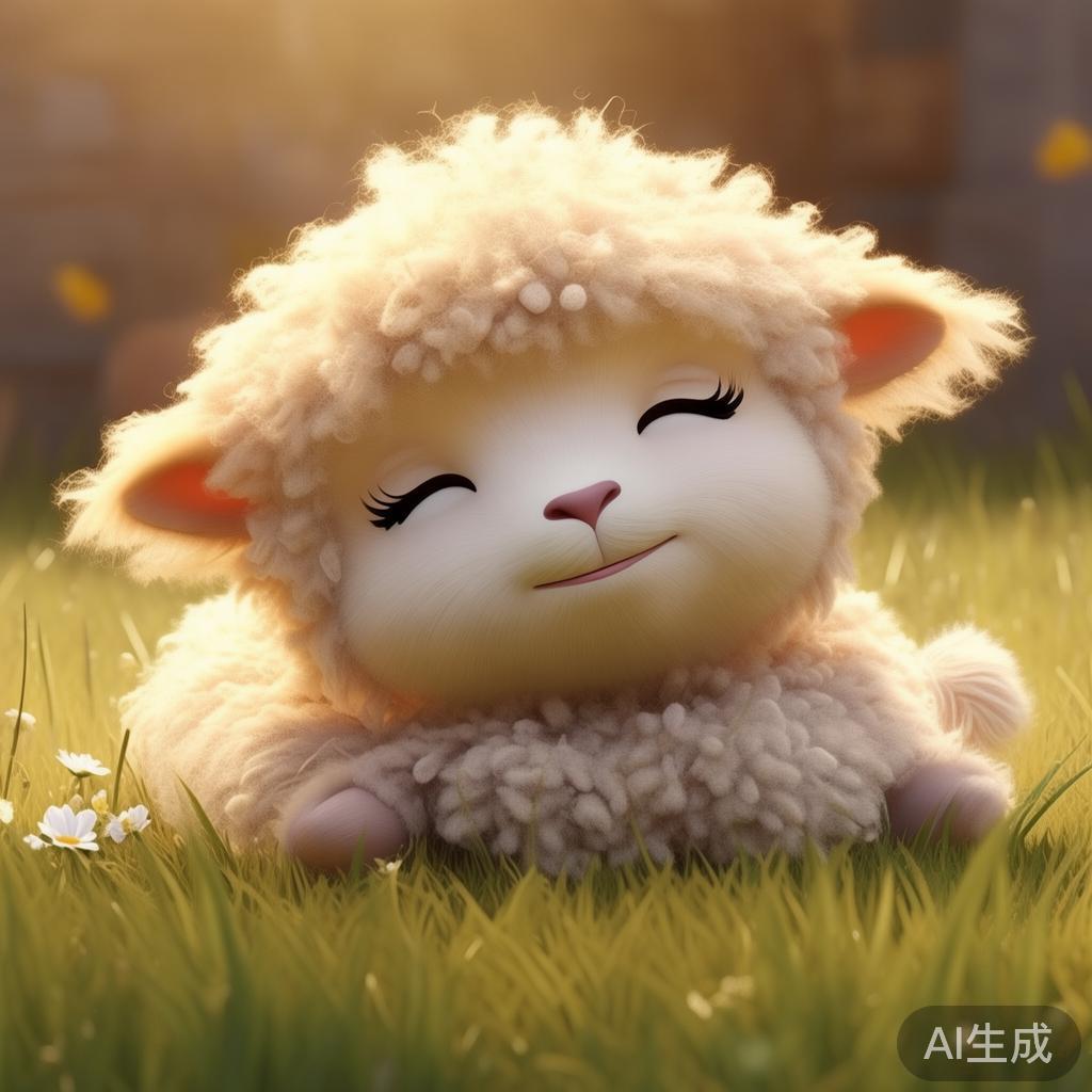 懒羊羊软糯可爱图片