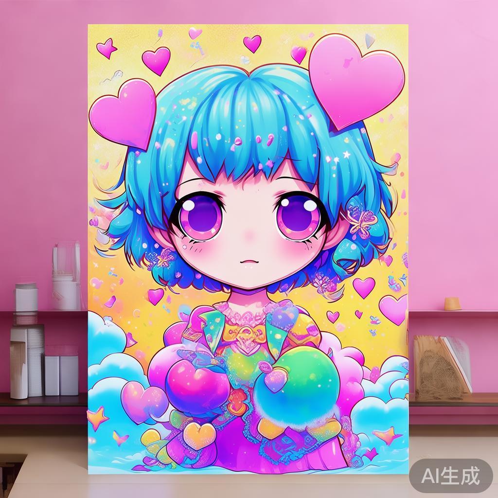 动漫图片海报：二次元萌系视觉