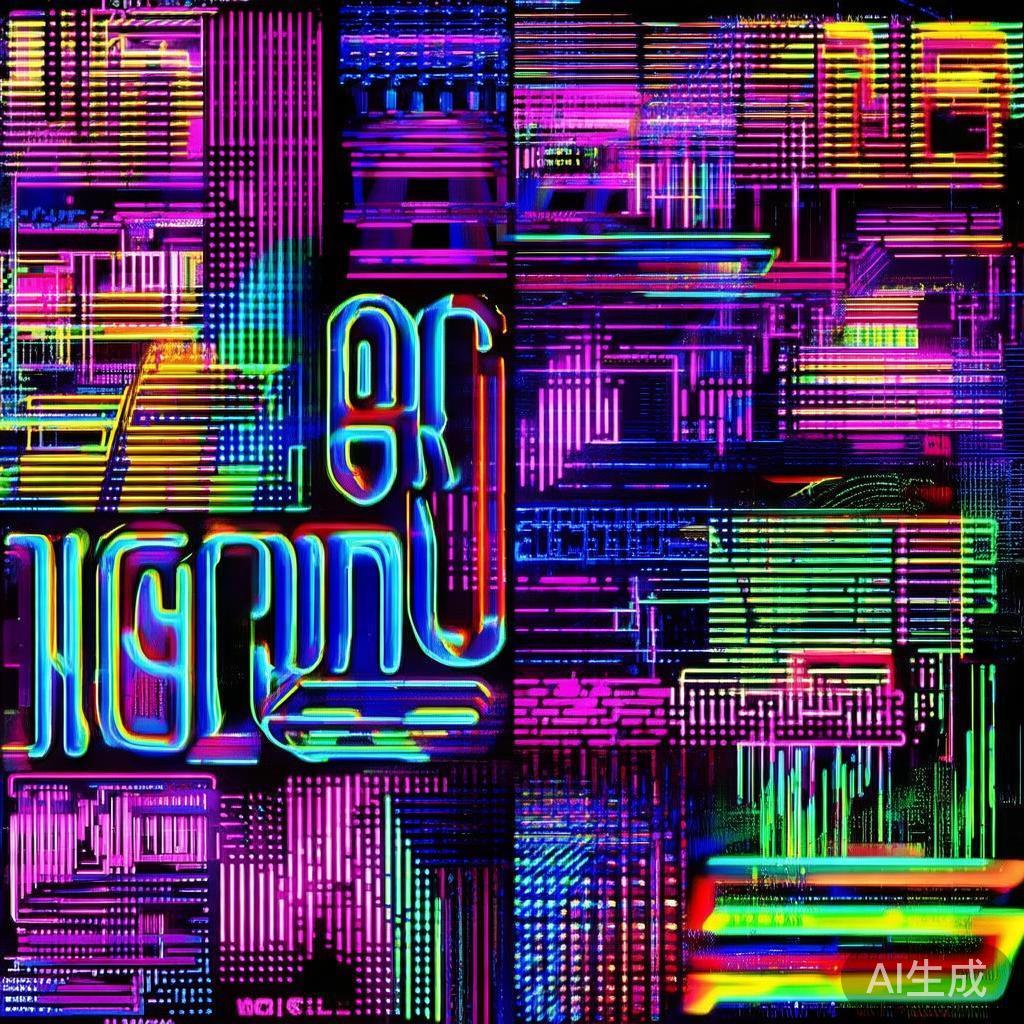 赛博文字图鉴：霓虹像素图片大全
