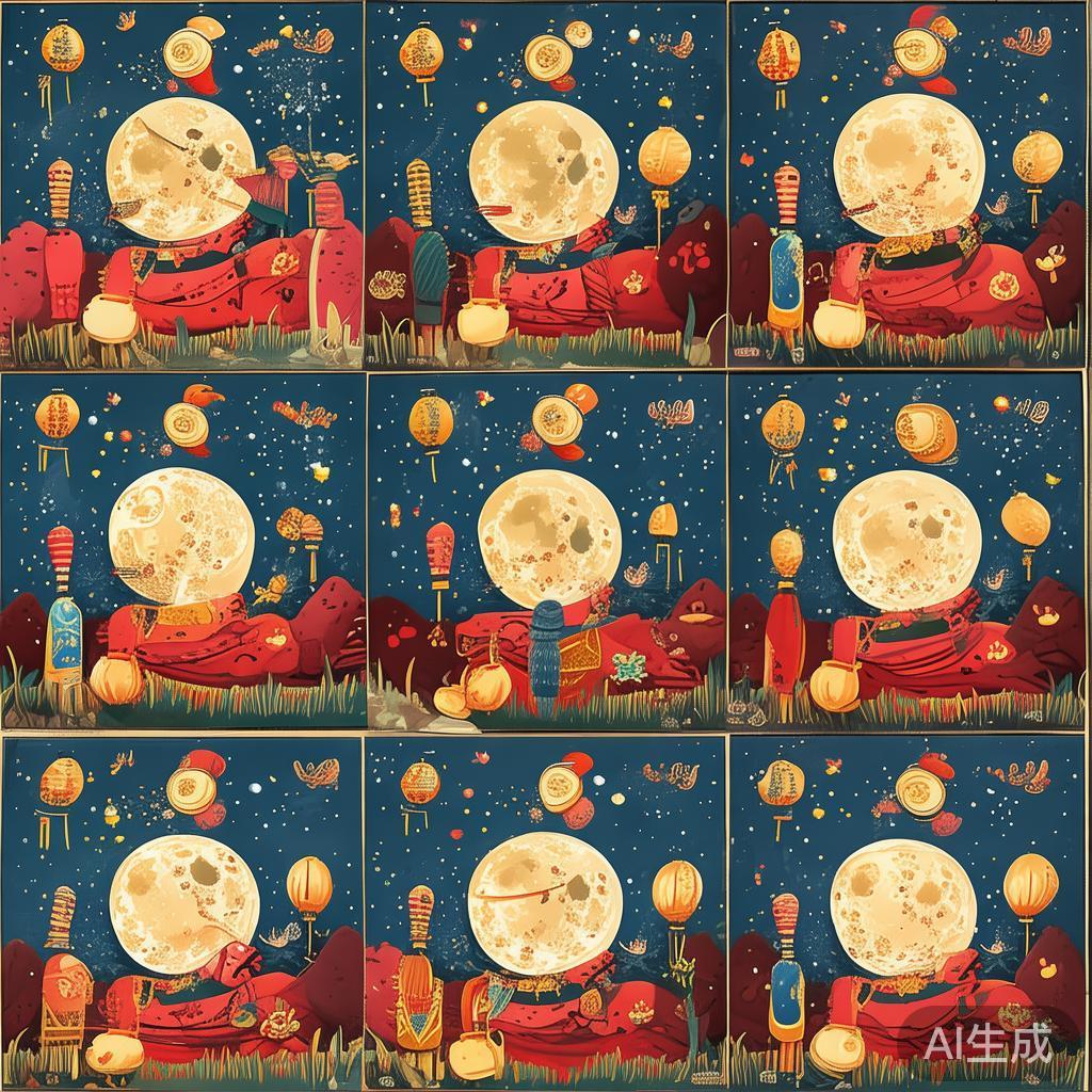 卡通中秋手抄报唯美图片集