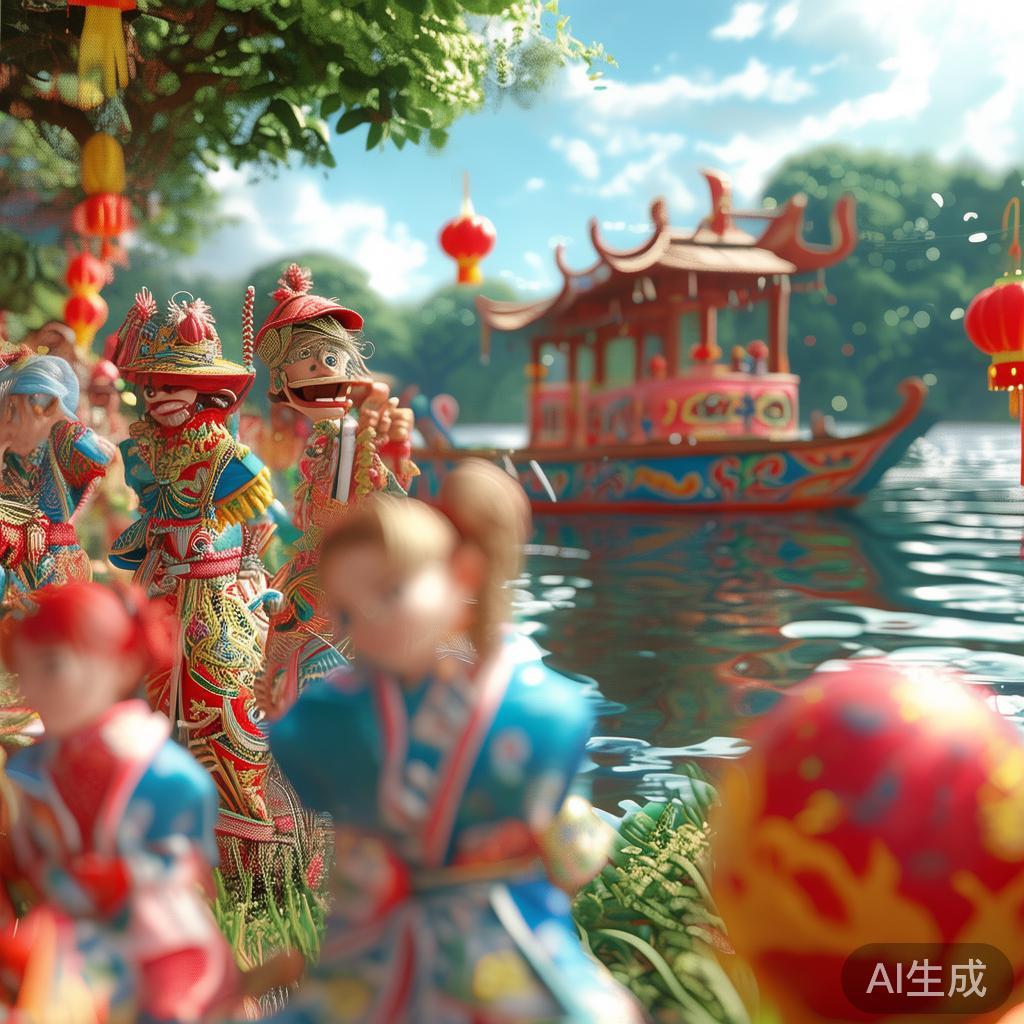 端午动漫萌趣图片