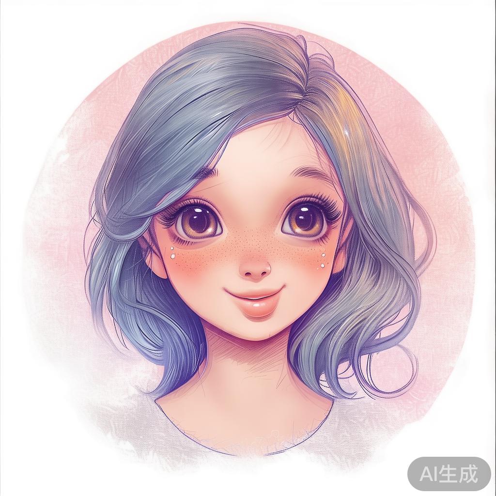 卡通素描头像好看图片
