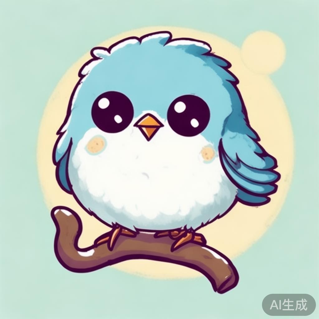 Q版小鸟简笔画动漫图片