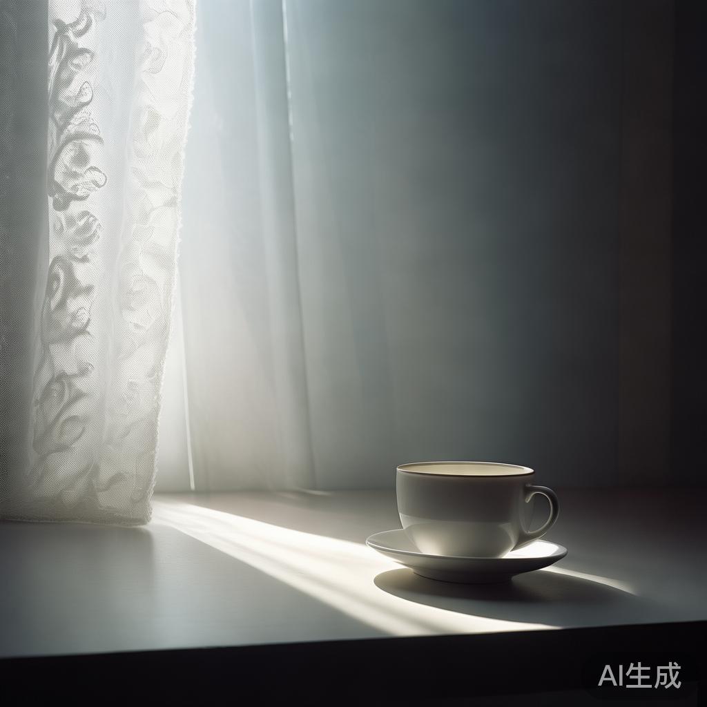 图片：淡雅背景的微光浅愁