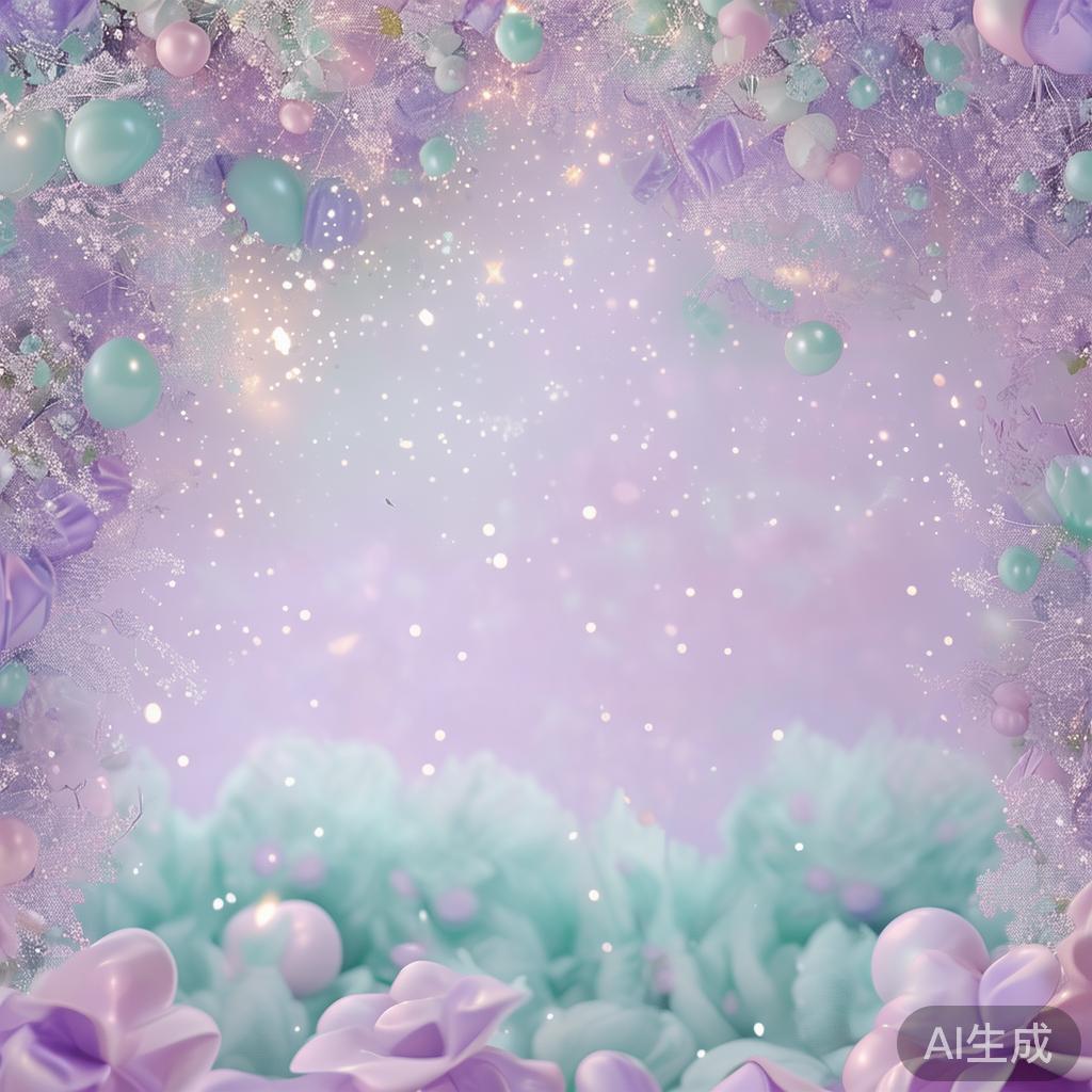 萌幻灯片背景图片淡雅软