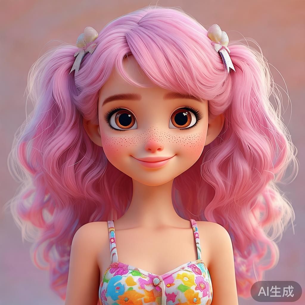 可爱卡通女生头像图片
