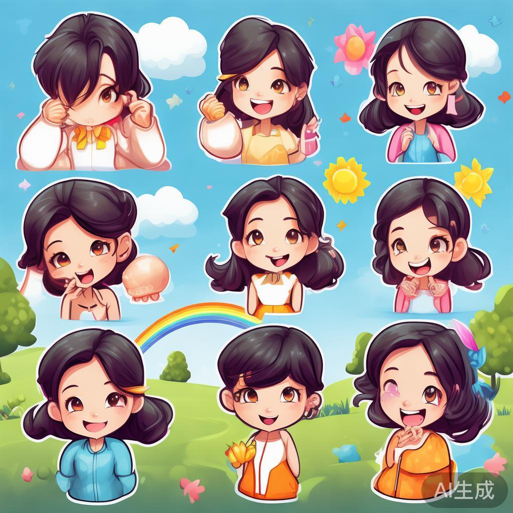 赵丽颖可爱卡通图片大全