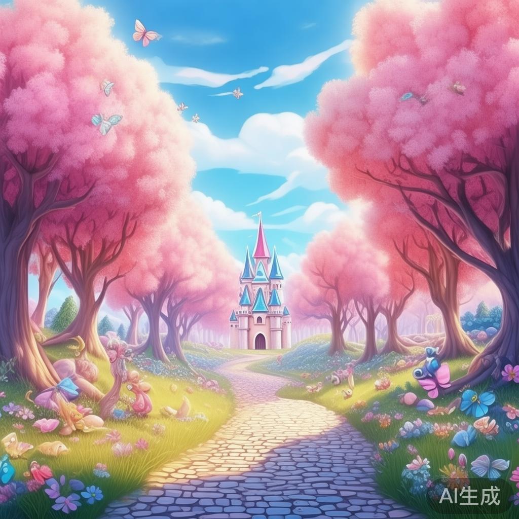 唯美卡通背景图片大图