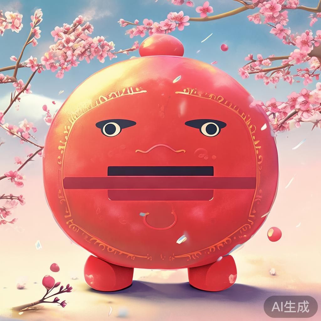 卡通福字图片小忧伤
