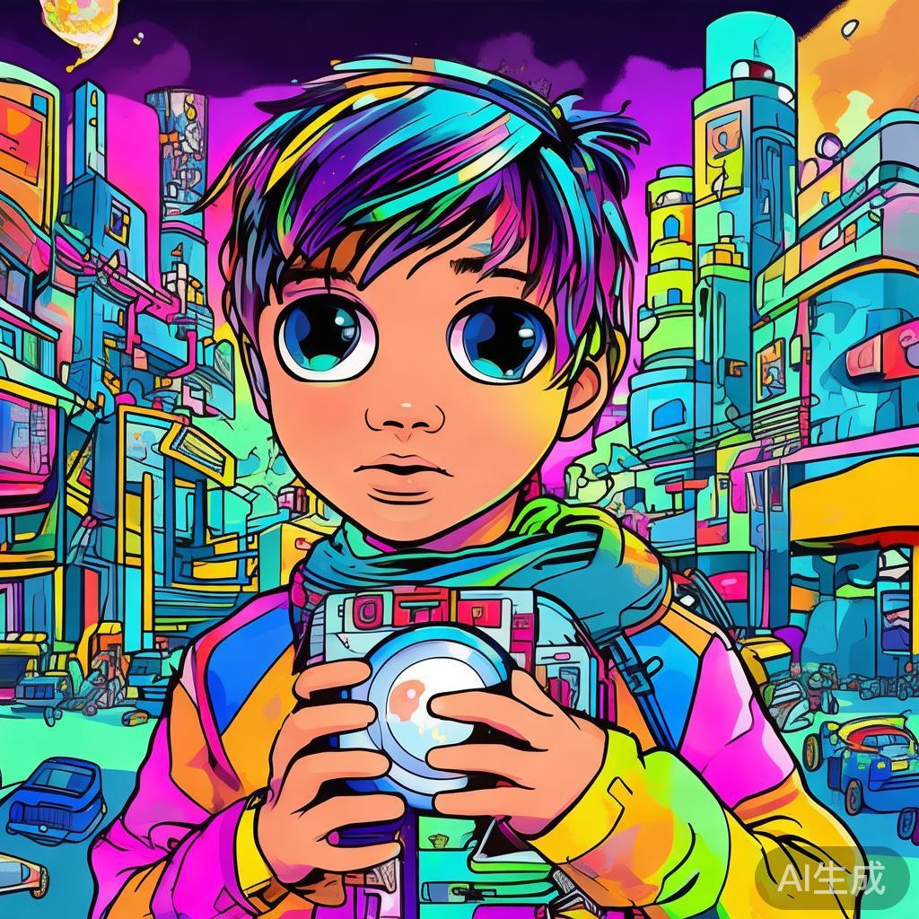 幼儿科幻画卡通素描图片