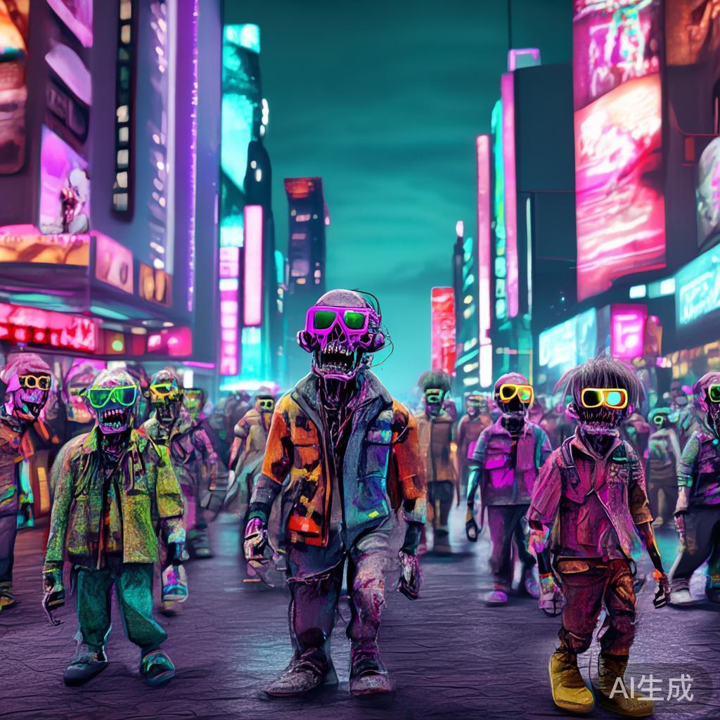 赛博卡通僵尸图片大全