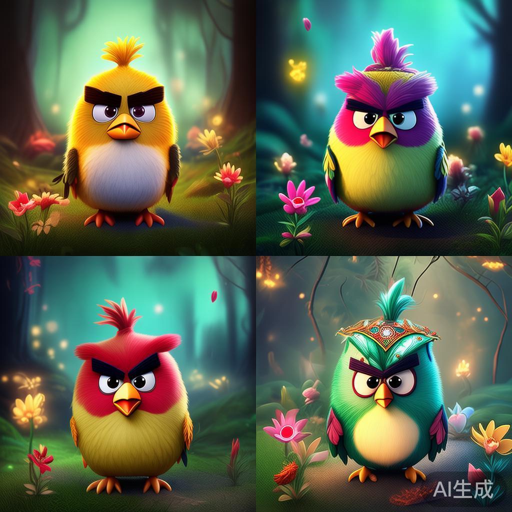 愤怒的小鸟童话唯美图片集