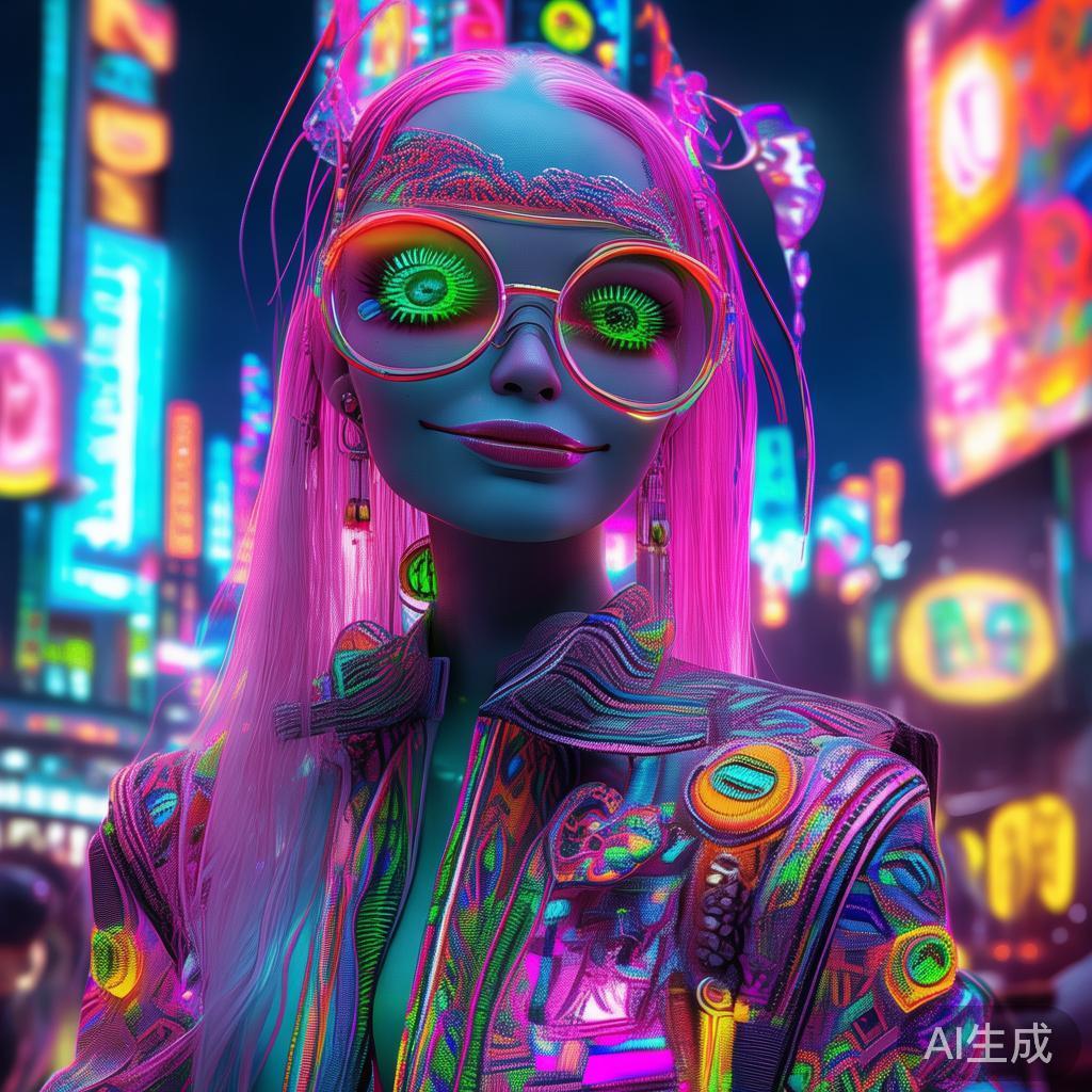 霓虹赛博头像图片·唯美卡通全览