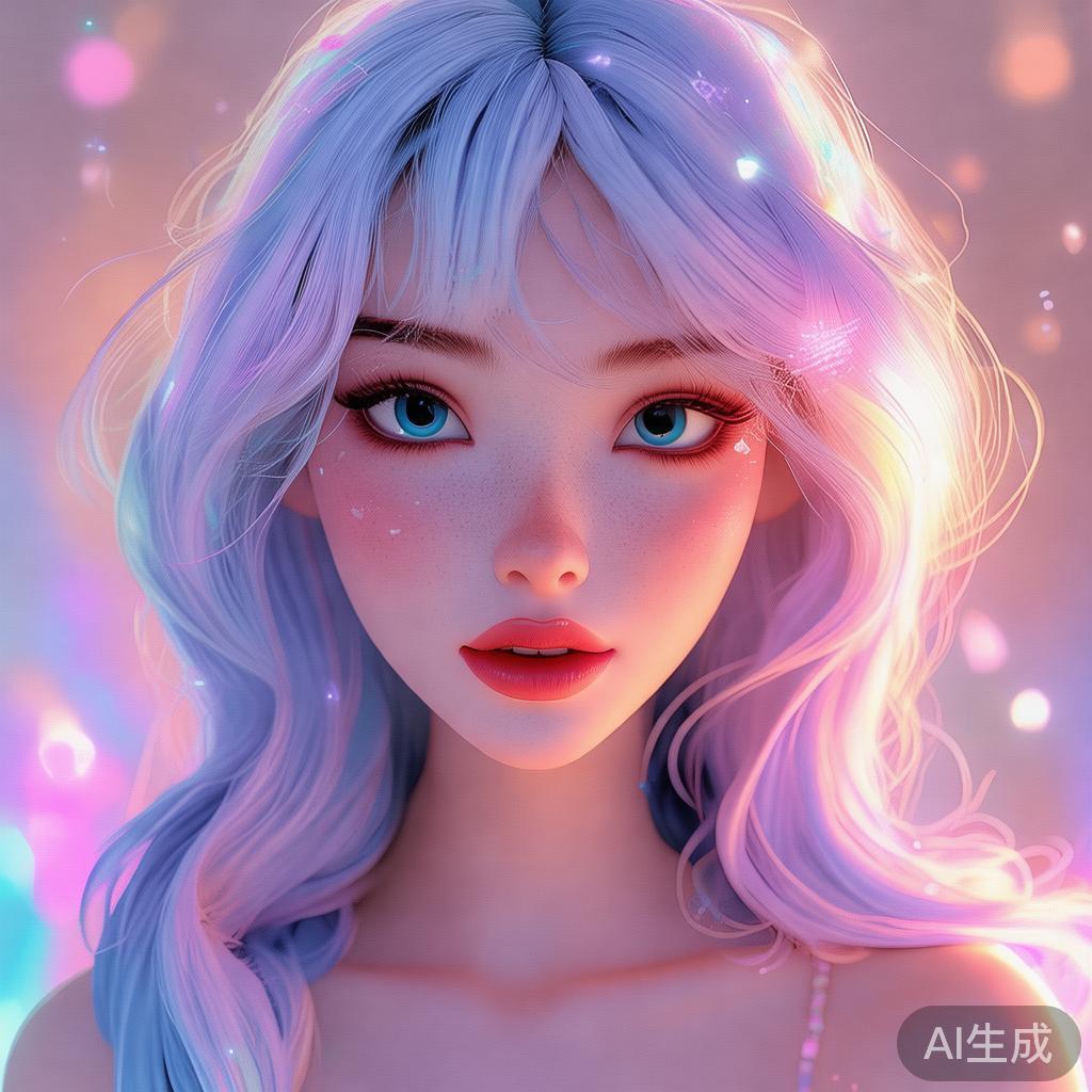 梦幻卡通美女头像唯美图片