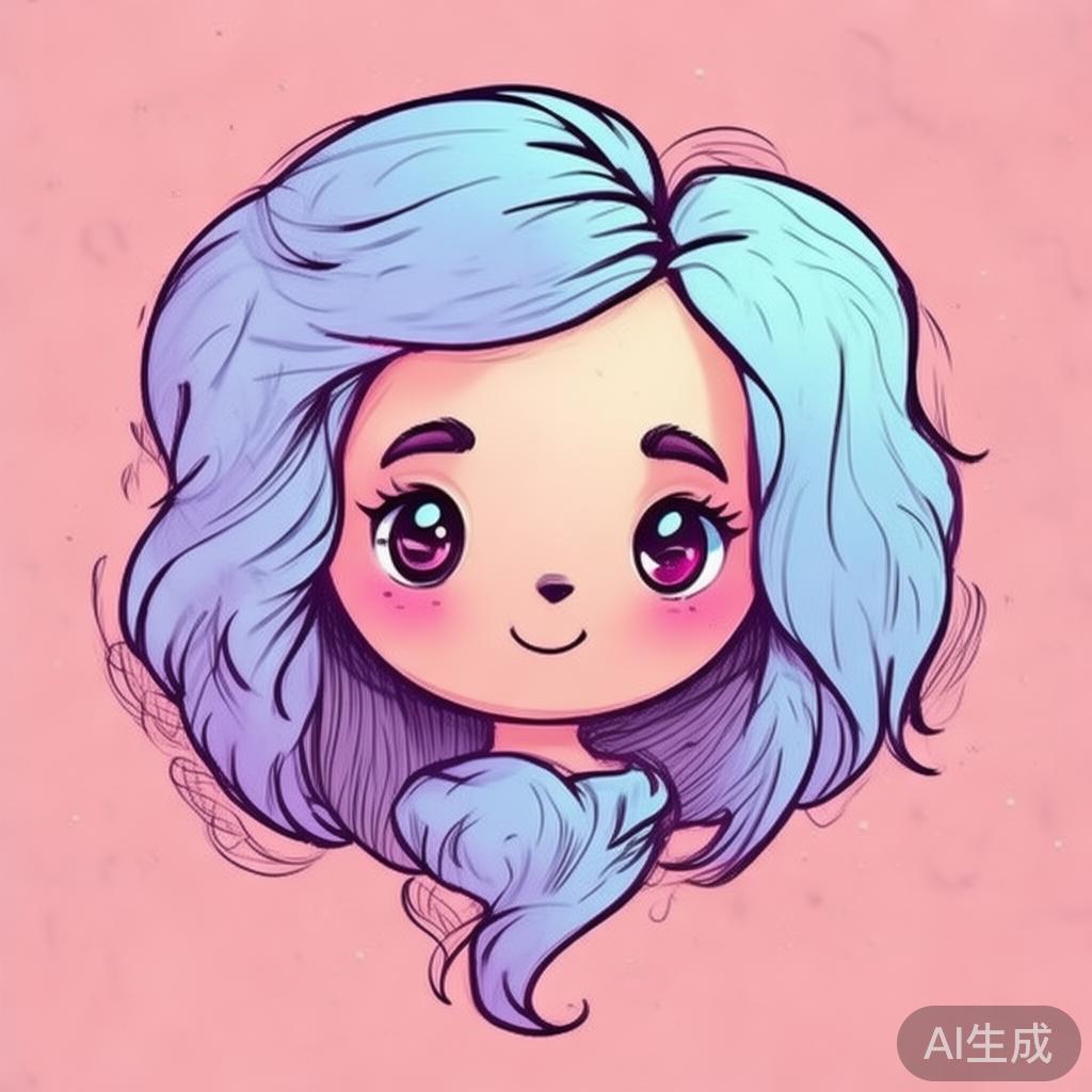 可爱卡通图片头像，素描手绘风格图片