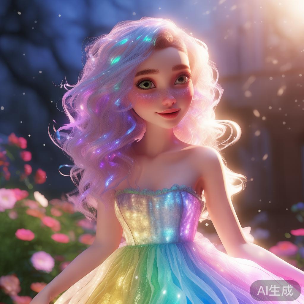 卡通唯美高清美女图片