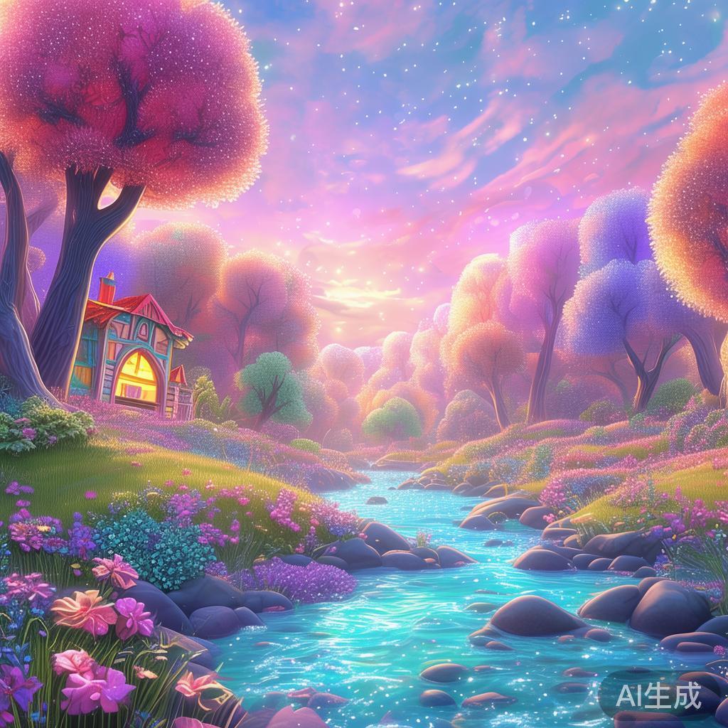 卡通高清风景图片，唯美童话梦