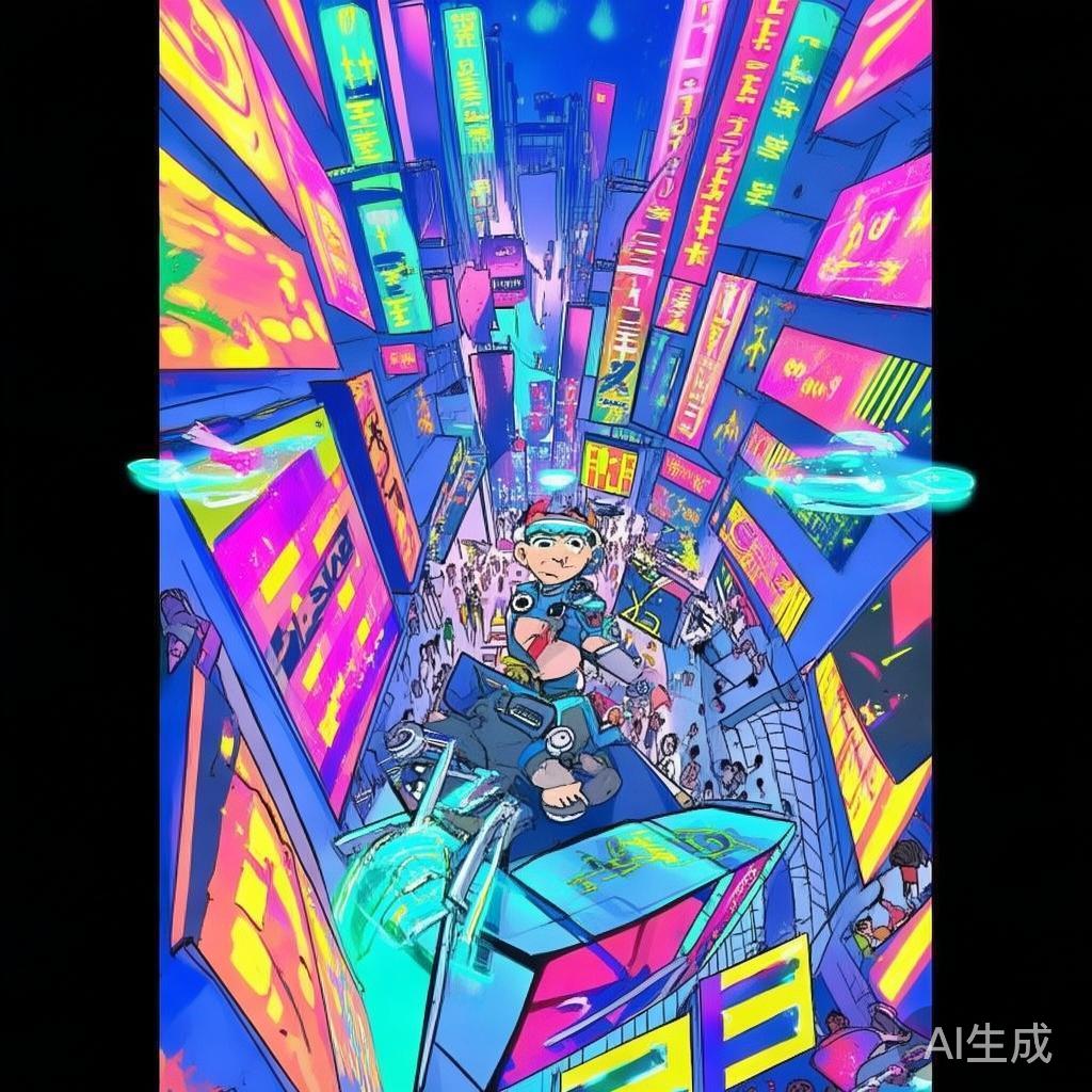 韩漫卡通赛博朋克图片