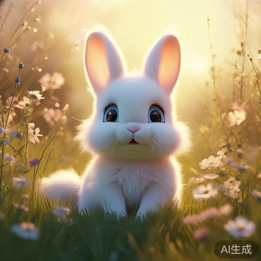 唯美萌兔图片可爱