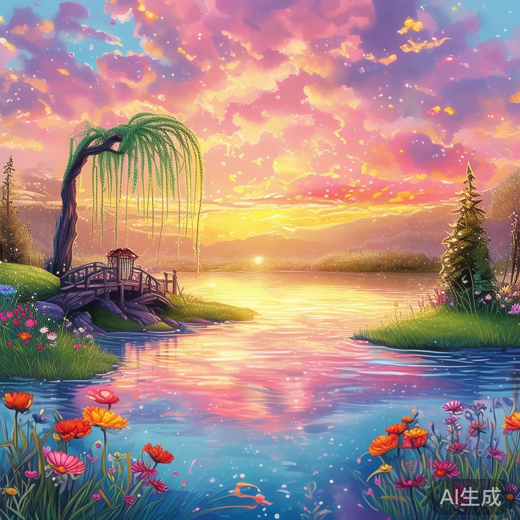 卡通素描风·唯美PPT背景图片