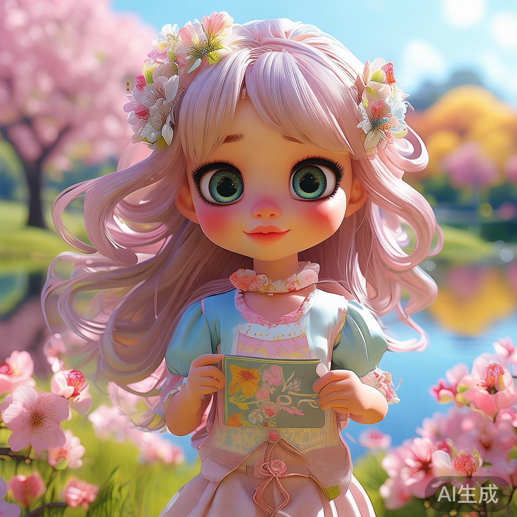 唯美少女大图 卡萌图片呀