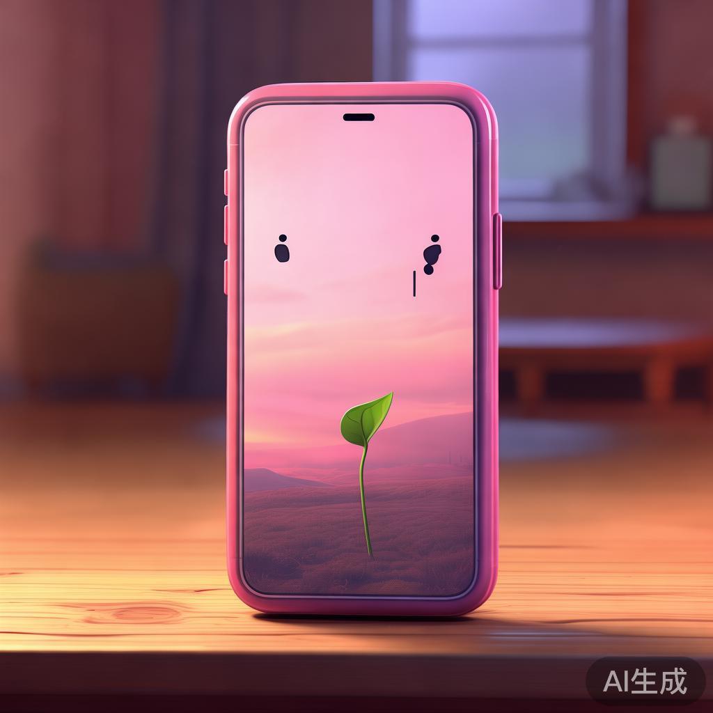 卡通苹果SE的落单伤感图片