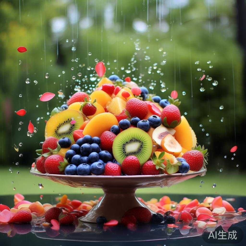水果拼盘图片：做法写进风，果在等雨