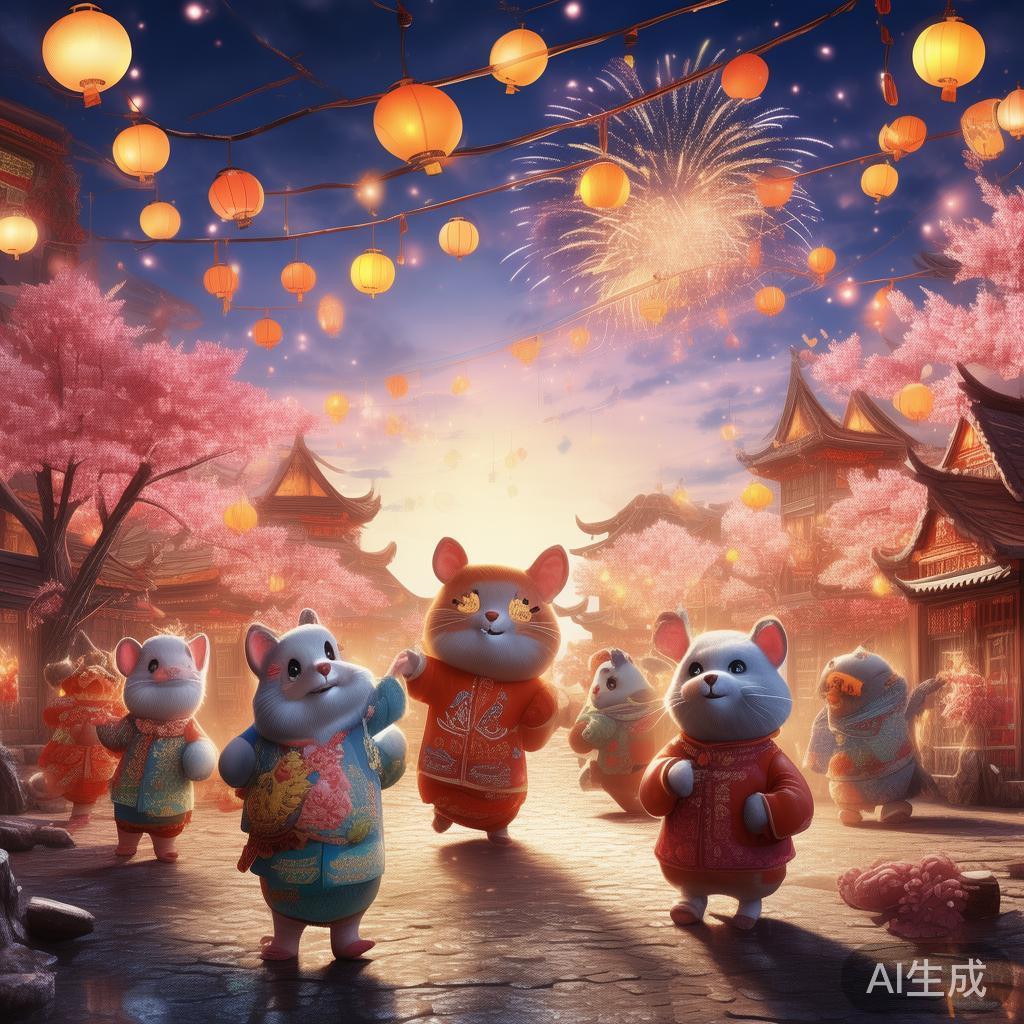 春节唯美图片大全：萌趣童话梦