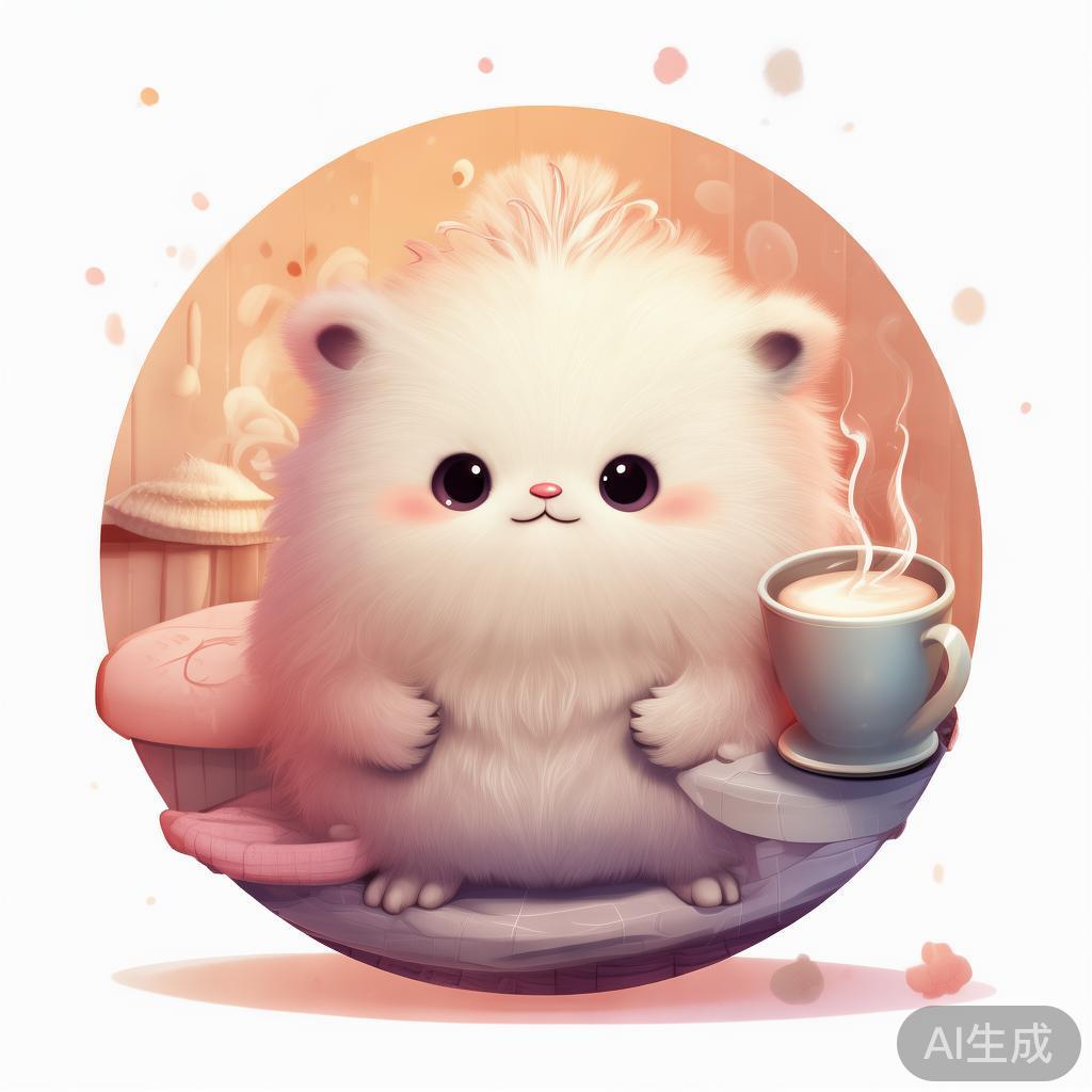 萌趣圆形图片小暖库