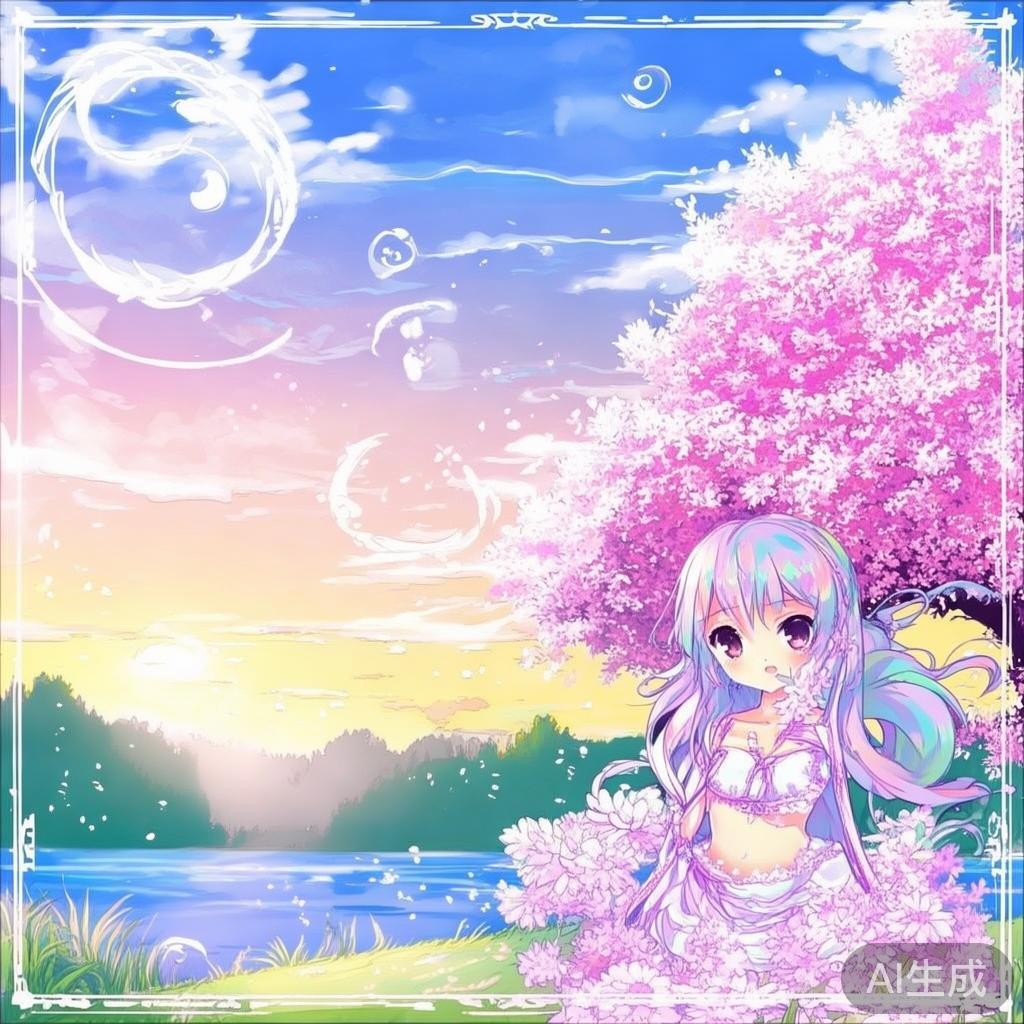 卡通素描唯美动漫图片