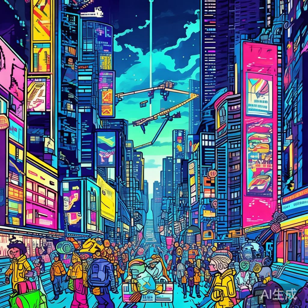 卡通赛博恶漫动图图片大全