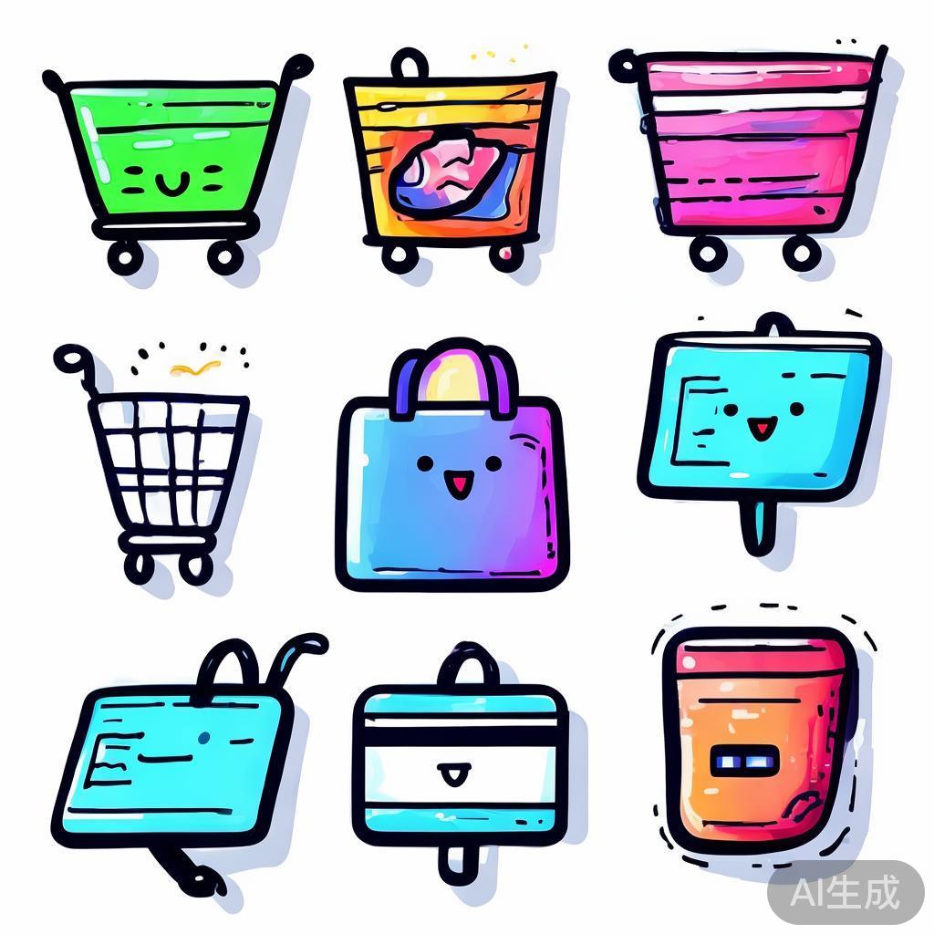 淘宝店标图片大全卡通素描图