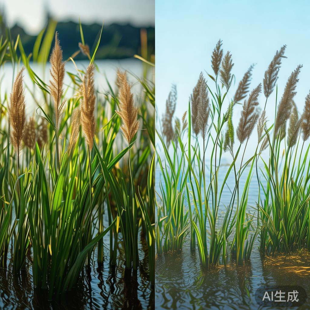 萌系荻芦苇区别对比图片