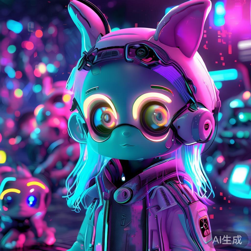 卡通赛博朋克唯美qq头像图片大全