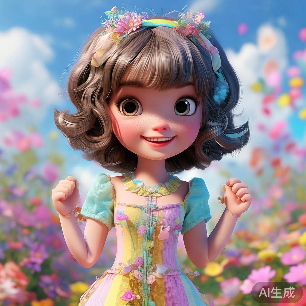 小甜萌美女动态图片