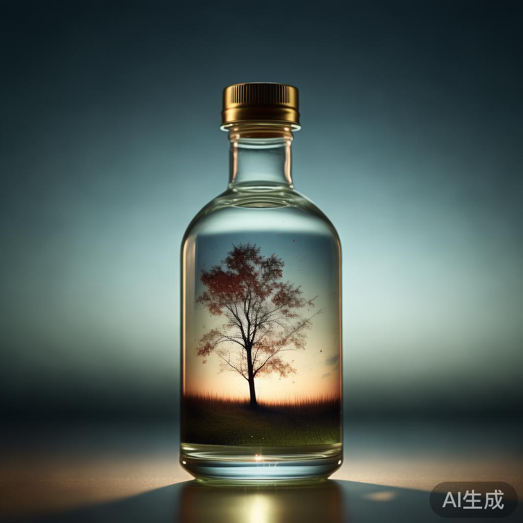 药瓶画着小伤感的图片