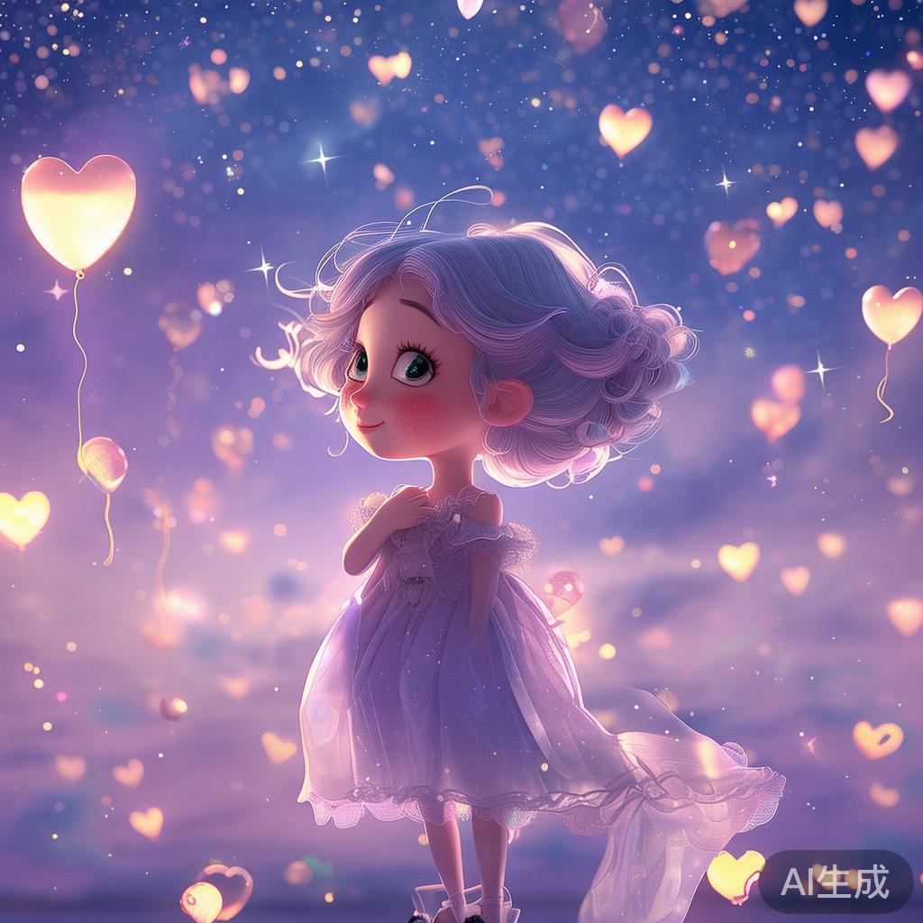 萌龅牙的星梦唯美图片