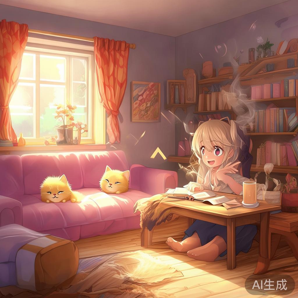 温馨动漫背景图片