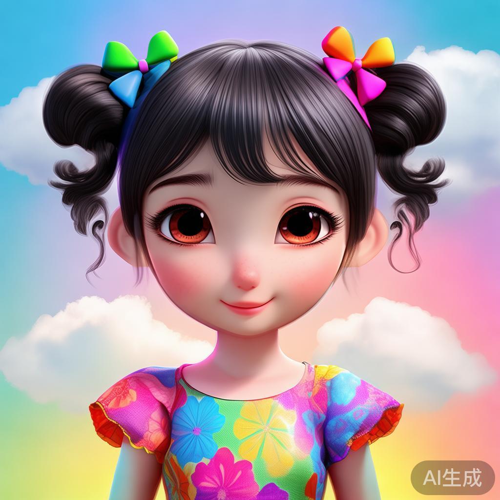 萌系卡通QQ女生头像图片