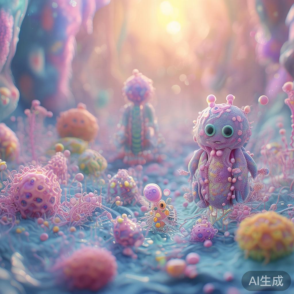 萌菌图片集：唯美细菌世界
