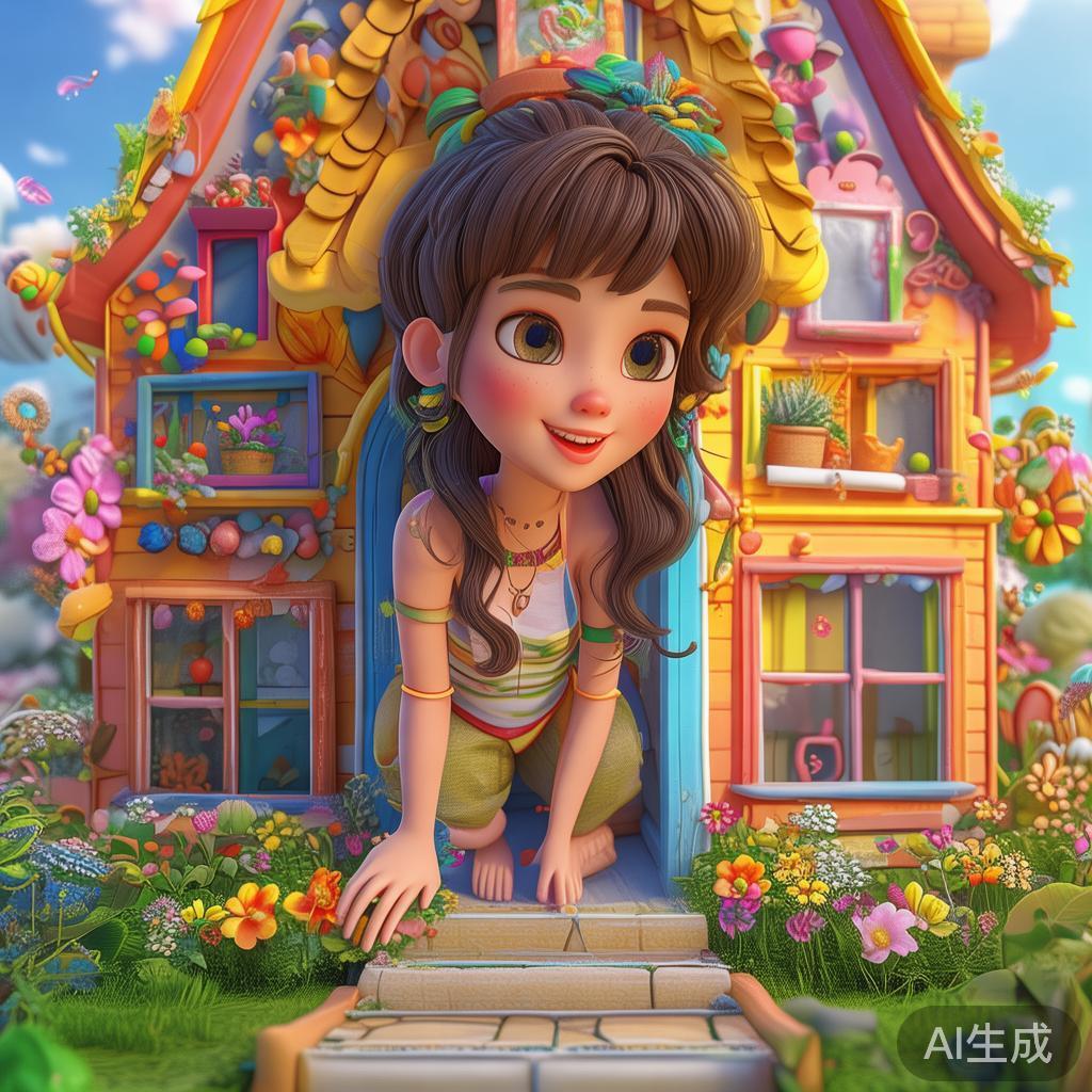 国外萌系美女卡通图片屋