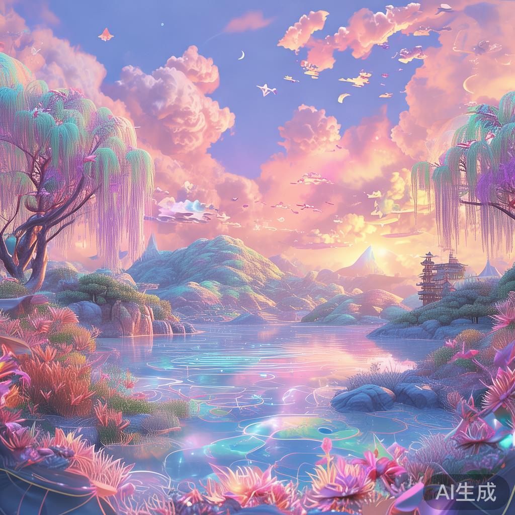 中国名画高清图片：卡通碎梦痕