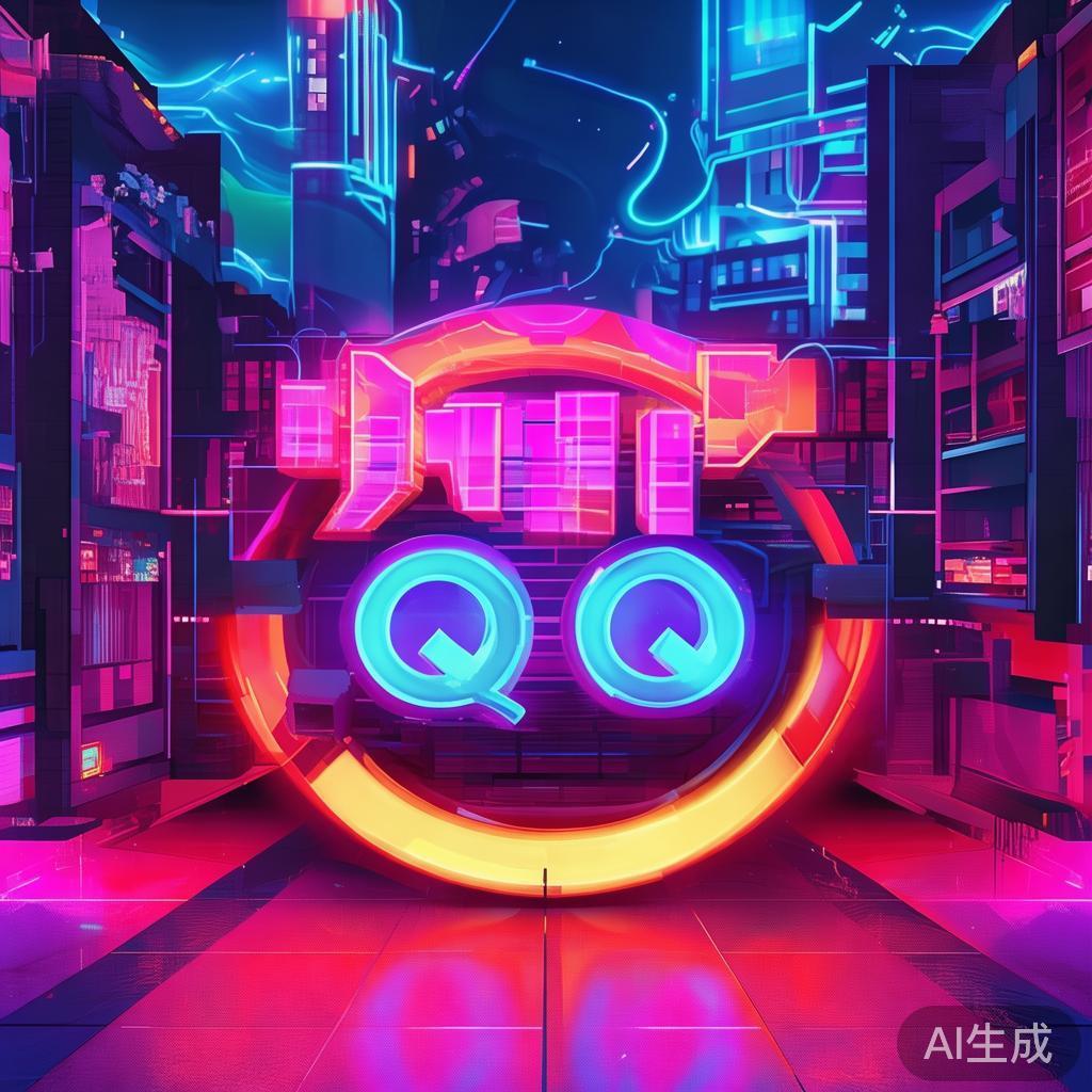 卡通霓虹赛博自制文字qq头像图片
