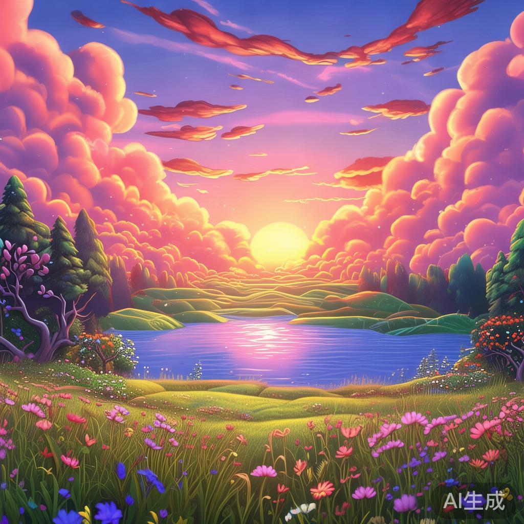 卡通唯美高清桌面背景图片