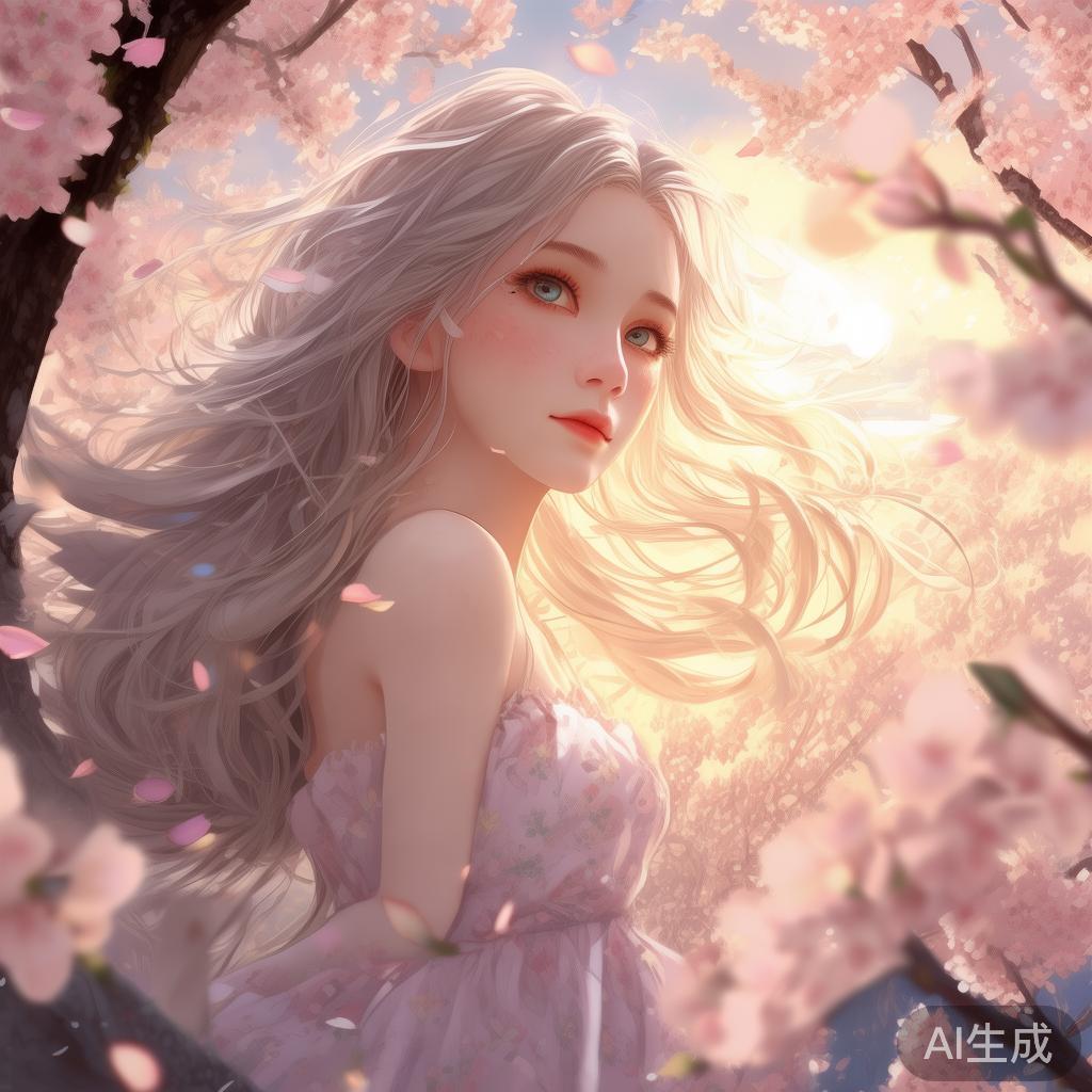 唯美少女漫画图片