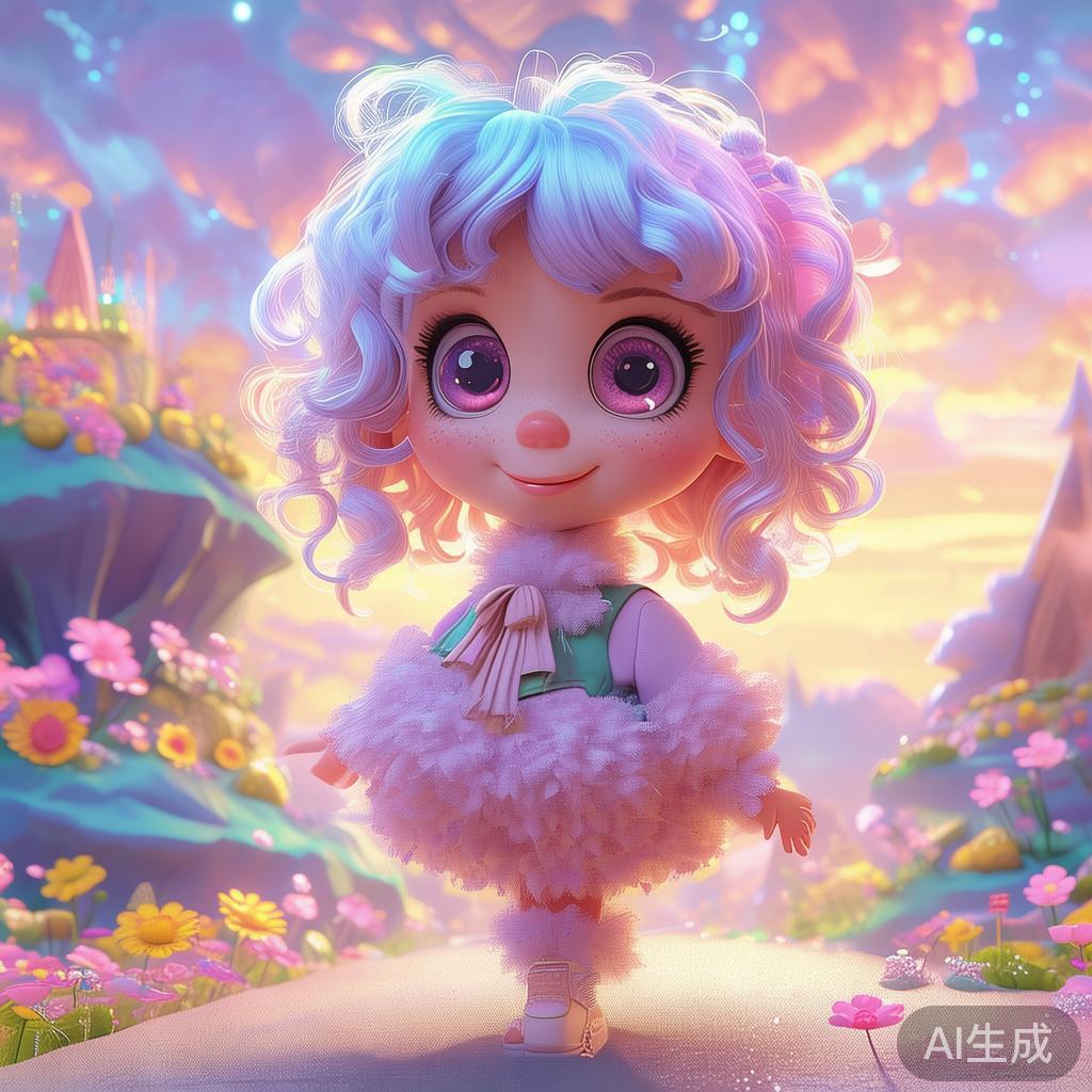 动漫卡通人物图片：萌系幻想