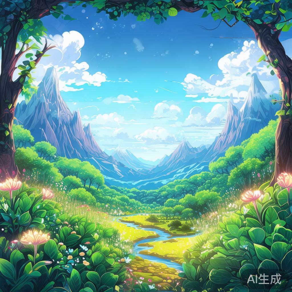 动漫风ppt高清背景图片