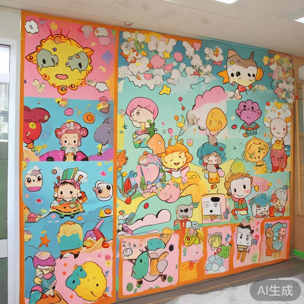 幼儿园家园栏布置·动漫萌系图片